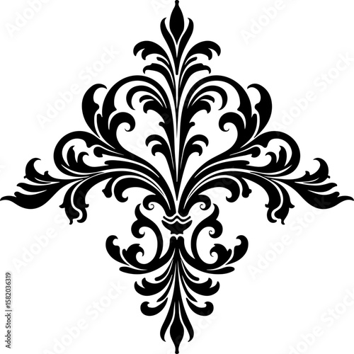  ornament decoration, floral ornament Patten  graphic, illustration, vector