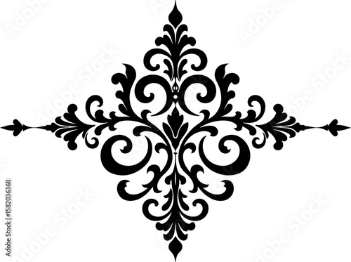  ornament decoration, floral ornament Patten  graphic, illustration, vector