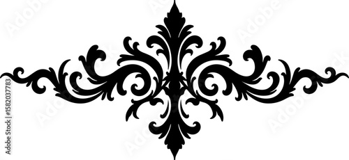 Ornate Christmas Ornament  decoration, pattern  Tattoo Vector 