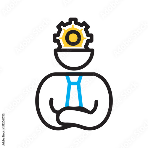 Vector multi color icon for Pragmatic