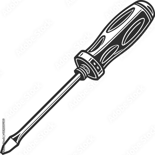 screwdriver isolated on white