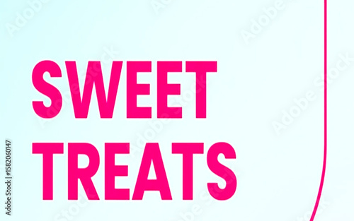 vector illustration of sweet treat