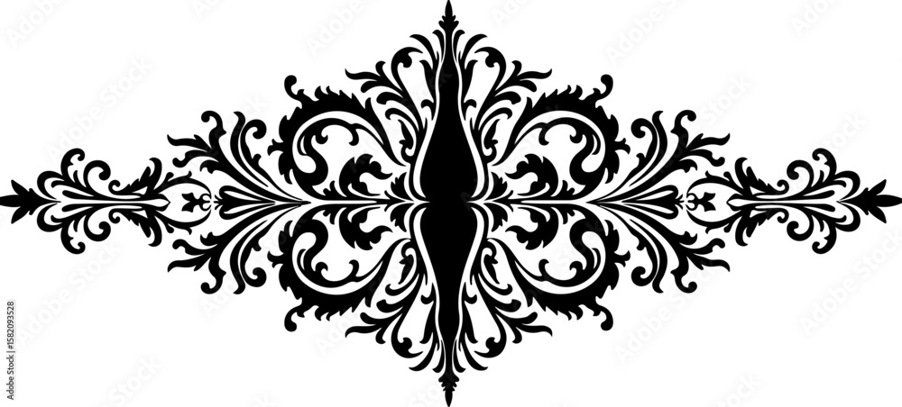 Obraz premium mandala, floral, ornate, vector pattern