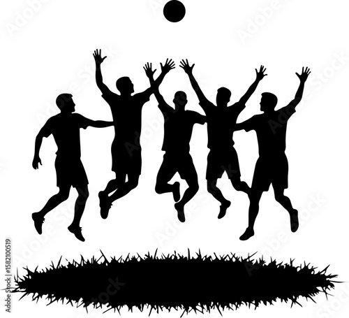 silhouettes of soccer players, silhouette, sport, vector, people, illustration, ball, football, men, silhouettes, soccer, sports, dance, running, evolution, player, basketball, athlete, run, runner, b