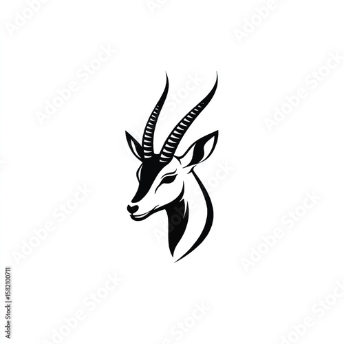 vector illustration of a deer