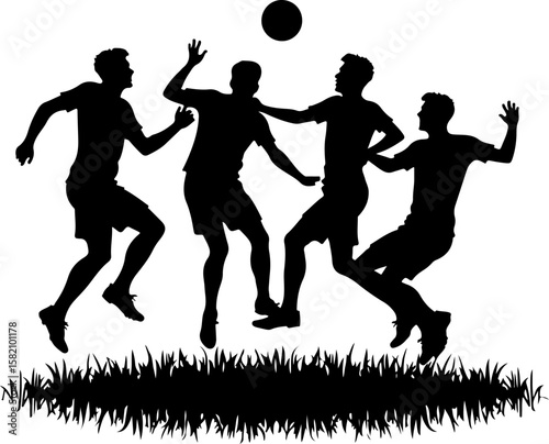 silhouettes of soccer players, silhouette, sport, vector, people, illustration, ball, football, men, silhouettes, soccer, sports, dance, running, evolution, player, basketball, athlete, run, runner, b