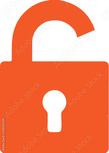 unlock icon simple icon. Vector ICON all icon Viktor	
