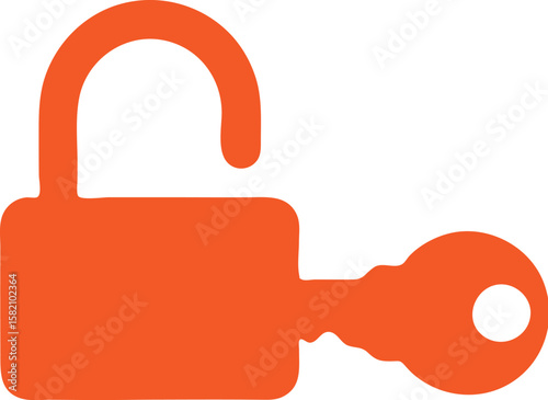 unlock icon simple icon. Vector ICON all icon Viktor	
