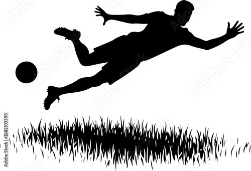 football player silhouette with goalpost, silhouette, vector, illustration, people, woman, jump, sport, fun, grunge, drawing, black, men, tree, art, action, boy, jumping, dance, design