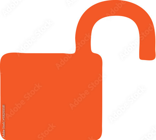 unlock icon simple icon. Vector ICON all icon Viktor	

