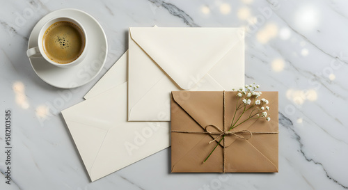 Wallpaper Mural Elegant Wedding Invitations Coffee Break Torontodigital.ca