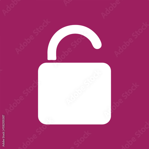 unlock icon simple icon. Vector ICON all icon Viktor	
