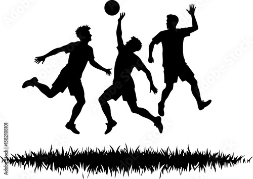 silhouettes of soccer players, silhouette, sport, vector, people, illustration, ball, football, men, silhouettes, soccer, sports, dance, running, evolution, player, basketball, athlete, run, runner, b