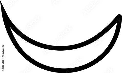 Nighttime icon, views: moon outside, starry sky, distant lights, Sleep. Rest, bed, pillow, pictogram silhouette, do not disturb silence status moon crescent with symbol glyph image clipart