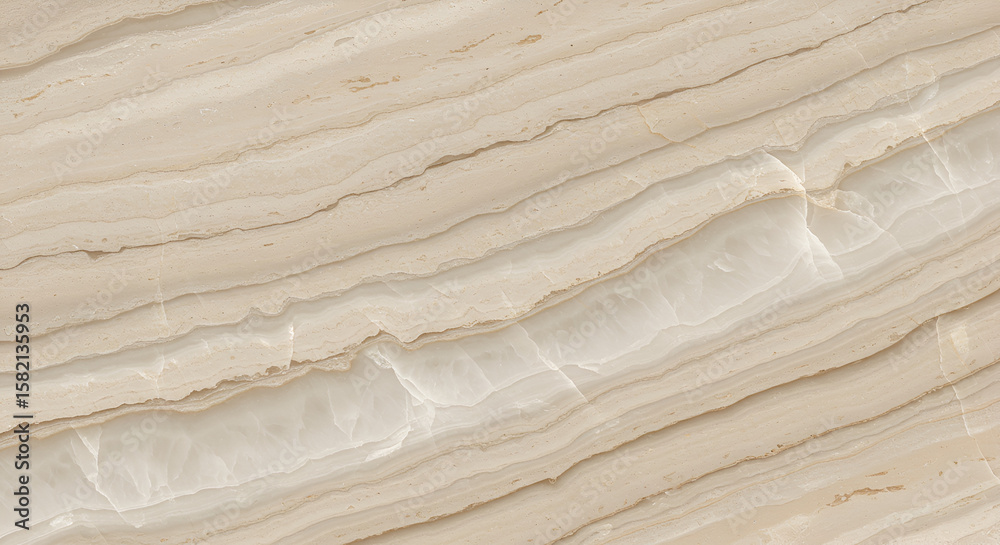 Obraz premium Creamy beige marble texture