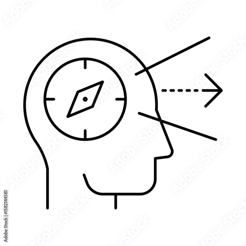 Фотография Precision – Compass with Arrow Representing Accuracy and Exactness