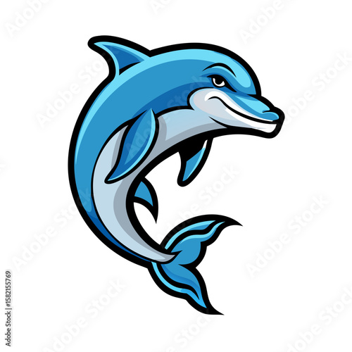 Dolphin esport logo designs 