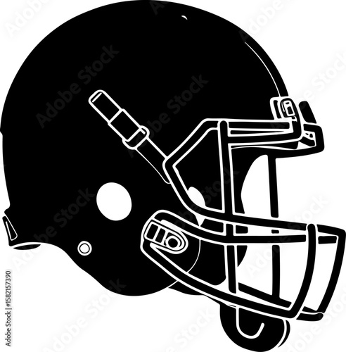 American football, helmet, athlete, sports, running  vector grphics