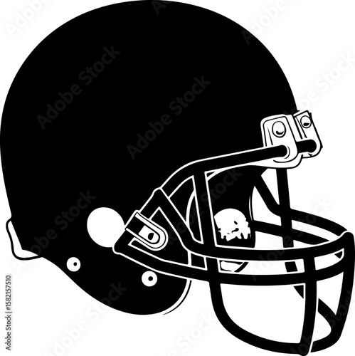 American football, helmet, athlete, sports, running  vector grphics