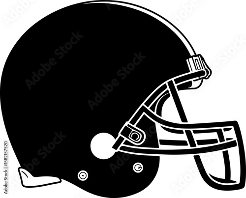 American football, helmet, athlete, sports, running  vector grphics