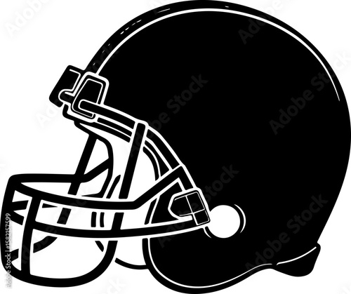 American football, helmet, athlete, sports, running  vector grphics