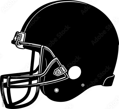 American football, helmet, athlete, sports, running  vector grphics