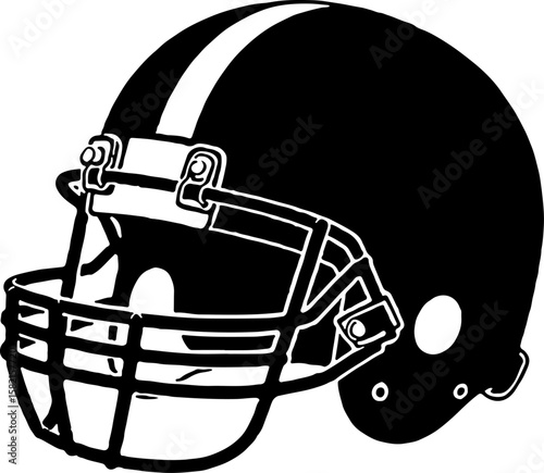 American football, helmet, athlete, sports, running  vector grphics