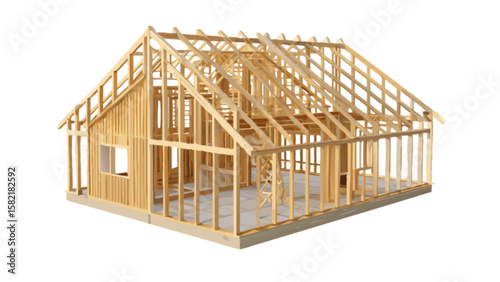 House framing construction project