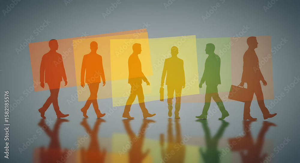 Obraz premium Business Growth Success Team Strategy Vision Mission