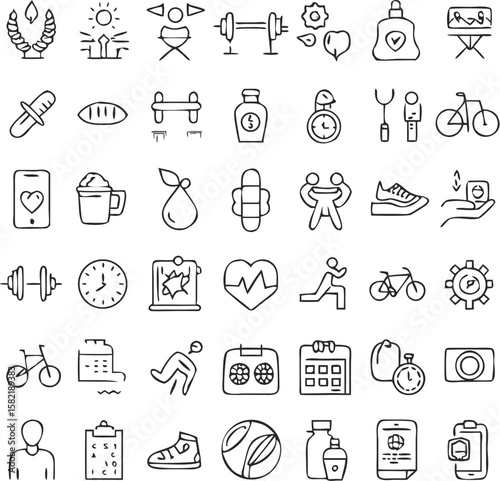 set of icons for web