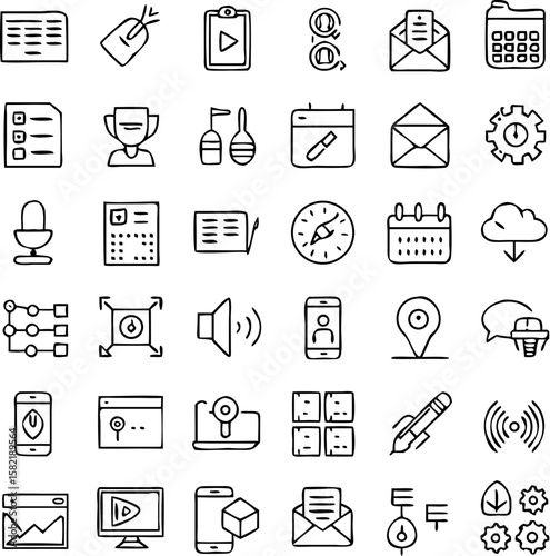 business and finance icons