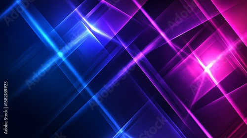 Abstract neon geometric background (1)
