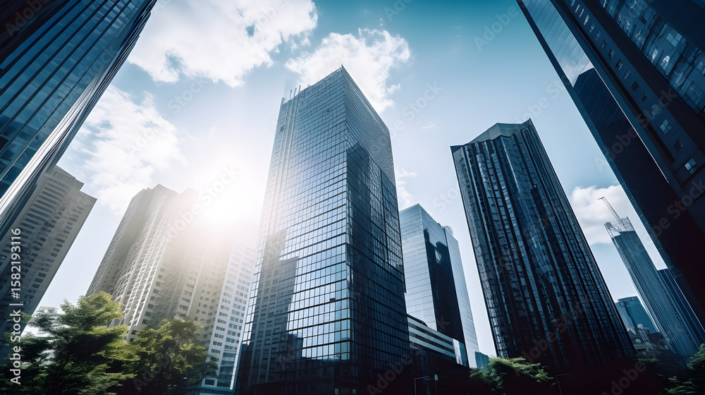 Fototapeta premium modern office building