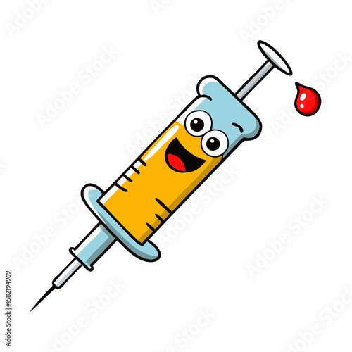 Carton style medical syringe 