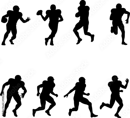 American Football Player Helmet  vector bundle