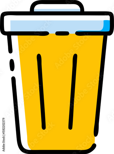 trash can icon vector illustration