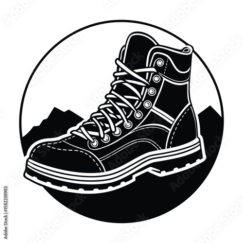 sport shoes vector illustration