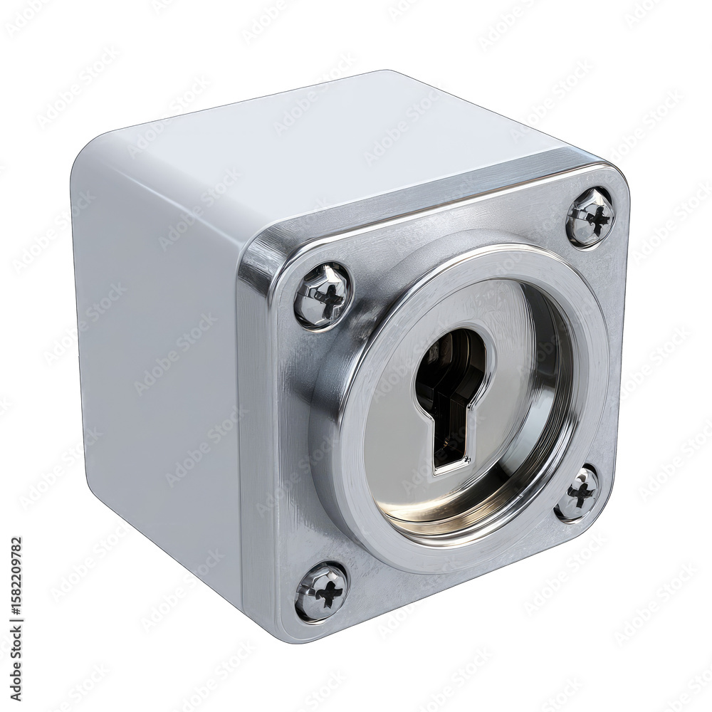 Silver Lock Mechanism for a Secure Door Silver Lock Mechanism for a Secure Door