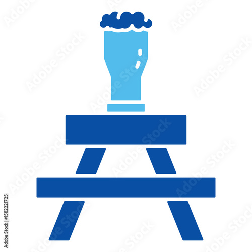 Bench Icon Set Multiple Style Collection