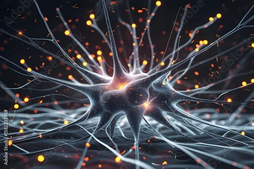 3D Digital Neuron Network with AI Signal Transmission
