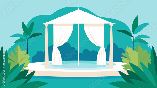 tent on the beach