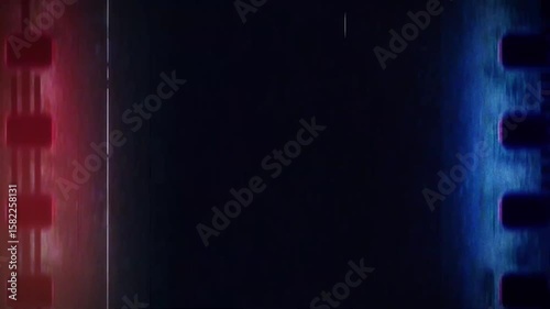 Vintage film projector 8 mm overlay effect