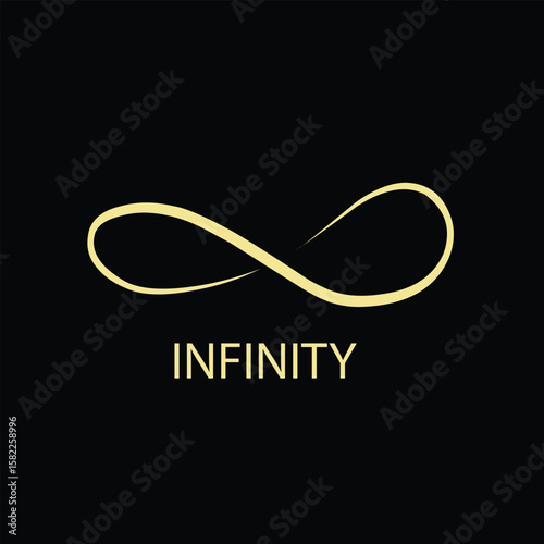 Infinity design with symbol design for elegant logo  brand.eps