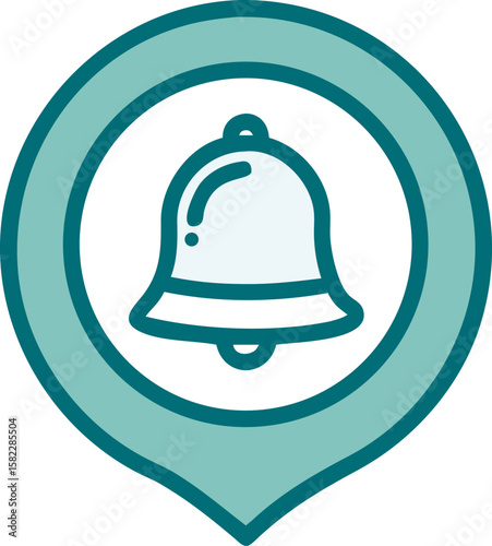 bell icon vector illustration