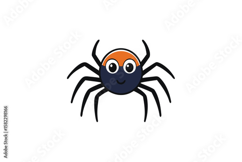 spider on a white background