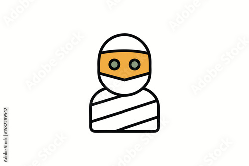 mummy vector icon 