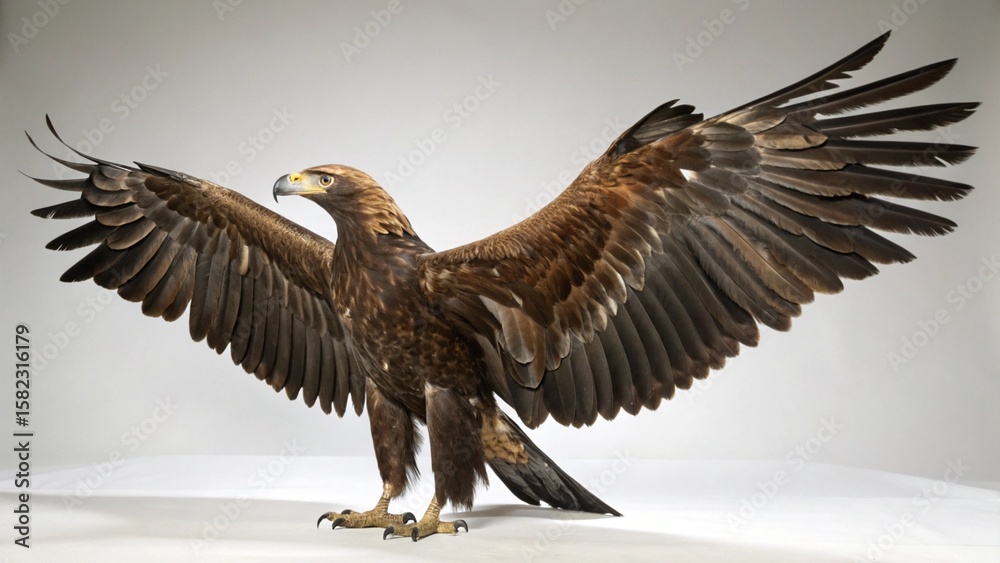 Obraz premium Haast’s Eagle on studio background