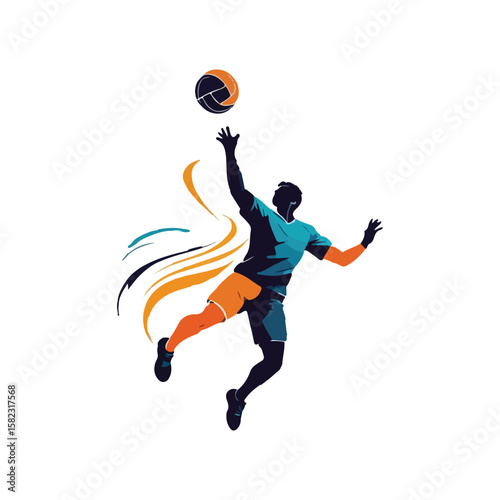 Power Spike – Volleyball Action
