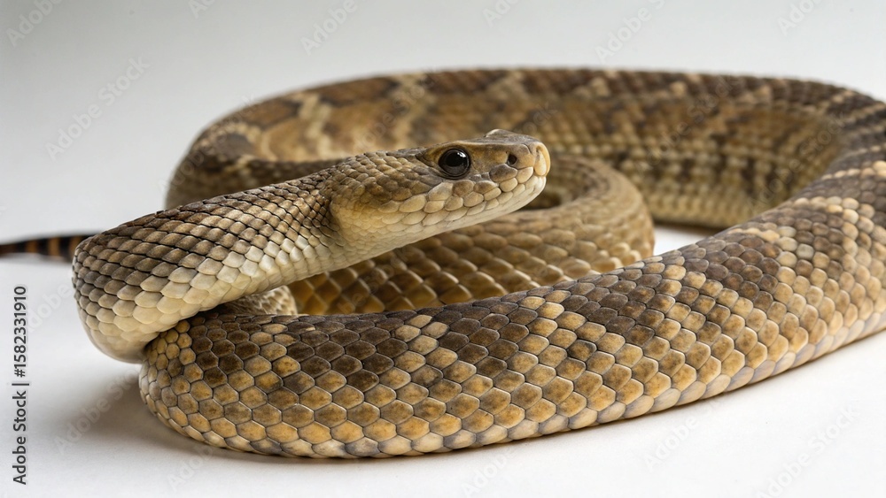 Obraz premium Habu Snake on studio background