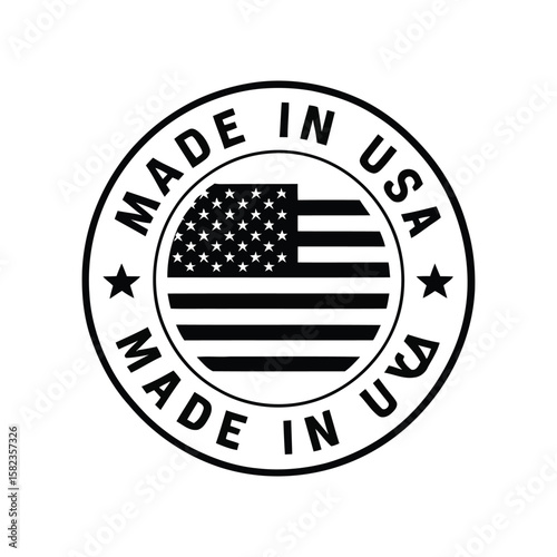 Made in usa label made in usa united states production usa manufacturing